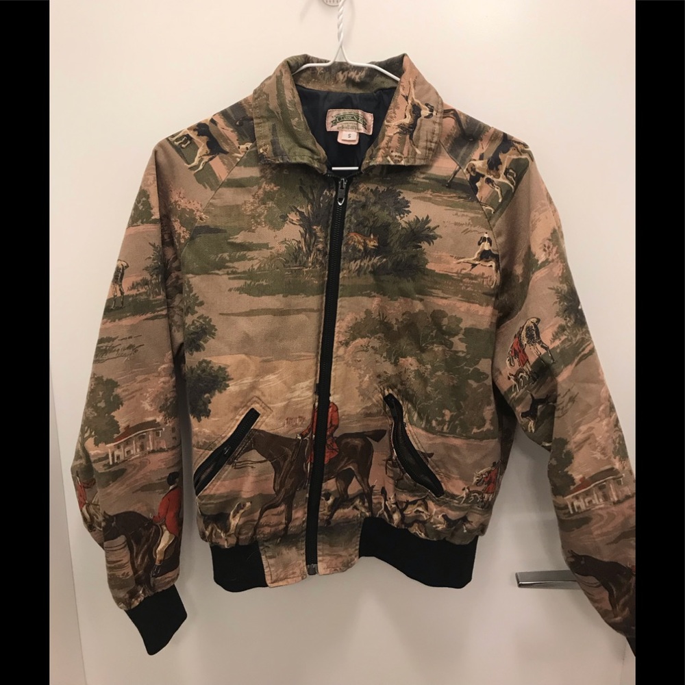 Vintage hunting bomber jacket S